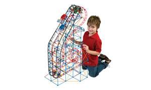 Build a TOWERING, dueling roller coaster over 3.5 feet tall!