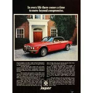 1976 Ad British Leyland Motors Inc Red XJC Jaguar Automobile Motor 
