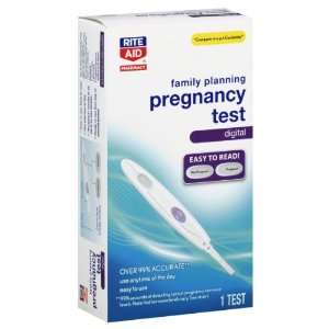  Rite Aid Pregnancy Test, Digital, 1 ea Health & Personal 