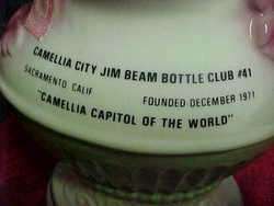 One of Six Jim Beam 1970s California  Camellia City  