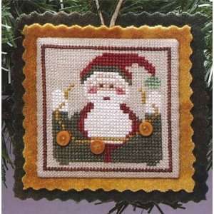  Bauble Nicky Santa   Cross Stitch Pattern Arts, Crafts 