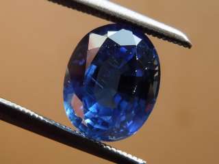 Precision Cut 2.58ct Blue Sapphire Three Stone Ring R4191 Diamonds by 