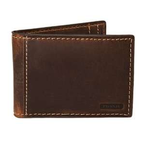  Fossil Mens Rudy Leather Bifold Flip Wallet: Everything 