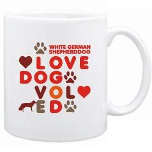   New  White German Shepherd Dog / Love Dog !  Mug Dog: Home & Kitchen