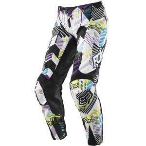    Fox Racing Youth Girls 180 Pants   Youth 22/White: Automotive
