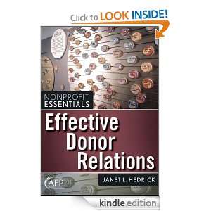 Effective Donor Relations (The AFP/Wiley Fund Development Series 