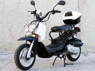 New 49cc 50cc 4 Stroke Rowdy Gas Scooter with Trunk  