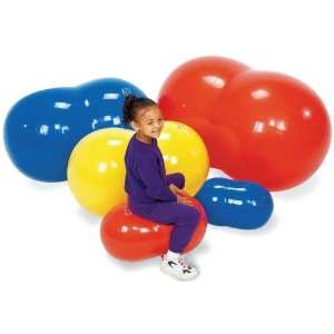   Roll Exercise Therapy Fitness Ball   16 Inch   Red: Office Products