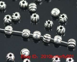 Free Ship 60pcs tibetan silver ball spacer beads 4mm  