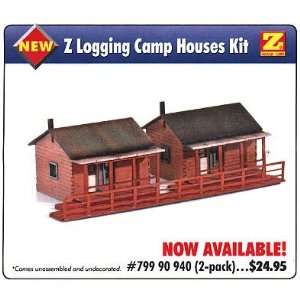    MicroTrains Z Accessory: Logging Camp Houses Kit: Toys & Games
