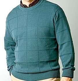 NWT Alexander Julian Windowpane Sweater Big/Tall 4X  
