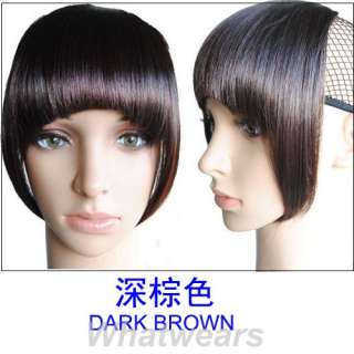    on Bang Neat Fringe Hairpiece Hair Extensions Headwear PP01  