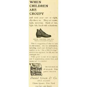   Felt Slipper Shoes Style 120 Women Footwear   Original Print Ad: Home