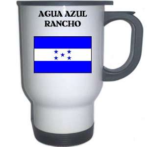  Honduras   AGUA AZUL RANCHO White Stainless Steel Mug 