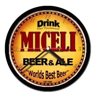 MICELI beer and ale cerveza wall clock: Everything Else