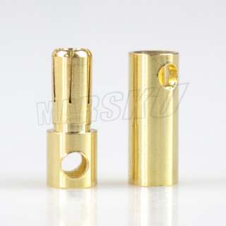 20X 5.5mm Gold Bullet Connector plug RC battery #568  