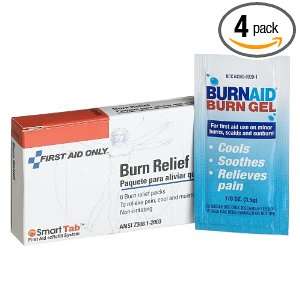  First Aid Only Burn Relief Packs, 3.5 Gram, 6 Count Boxes 