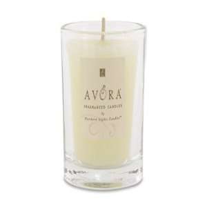    French Vanilla by Avora for Unisex   1 Pc Glass Votive Beauty