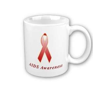 AIDS Awareness Ribbon Coffee Mug