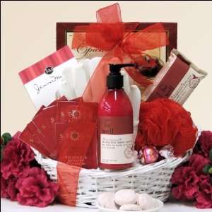 Be Well Pomegranate Spa Retreat Mothers Day Spa Gift Basket  