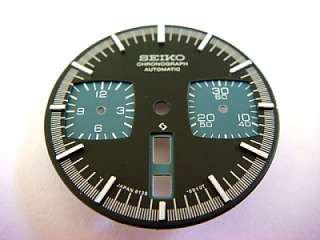 Brand new Seiko chronograph 6138 black bull head dial  