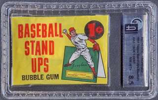 1964 Topps Baseball Stand Ups Wax Pack GAI 8.5  