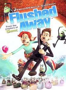Flushed Away DVD, 2007, Widescreen Sensormatic  