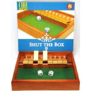 Shut The Box 9 Dice Game 