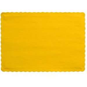  Paper Placemats, School Bus Yellow