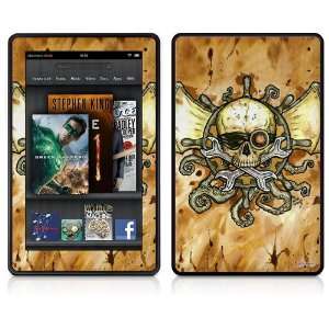   :  Kindle Fire Skin   Airship Pirate by uSkins: Everything Else
