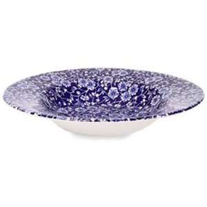    Queens China Blue Calico Rim Soup, 8 1/2 Inch: Kitchen & Dining