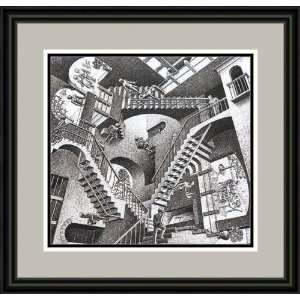  Relativity by M.C. (Maurits Cornelius) Escher   Framed 