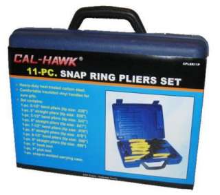 Cal Hawk Heavy Duty 11Pc Snap Ring Pliers Set 091044323323  
