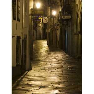 Night Scene, Santiago De Compostela, Galicia, Spain Photographic 