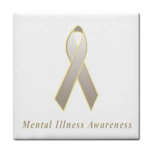  Mental Illness Awareness Ribbon Tile Trivet: Everything 