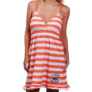   Gators Orange White Striped Paddington Dress: Sports & Outdoors