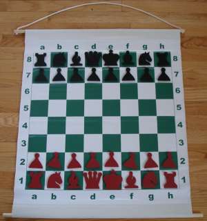 LARGE MAGNETIC DEMO DEMONSTRATION CHESS BOARD/CASE  