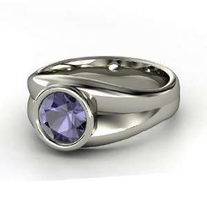  Akira Ring, Round Iolite Sterling Silver Ring Jewelry