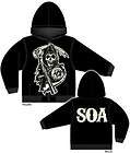 Sons of Anarchy Reaper Double Sided Print Zip Up Hoodie