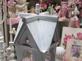 TALL SCREENED BIRDCAGE DECOR~Shabby~Cottage~Chic  