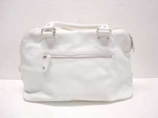 Steve Madden White Flower Satchel Bag Handbag Bag Purse  
