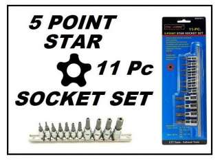 Point Torx Star Security Bit Tamper Proof Socket Set  