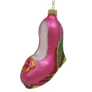  Pink High Heel Shoe Christmas Ornament: Home & Kitchen