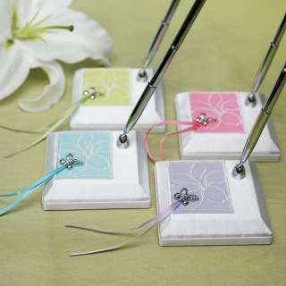 WEDDING BUTTERFLY GUEST BOOK,PEN ACCESSORIES COLLECTION 068180009602 