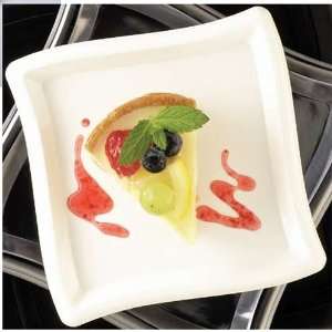  Plastic Plates and Bowls : Square Wave Plastic Salad Plates 