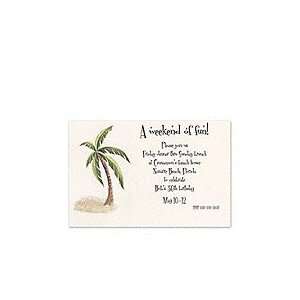  Palm Tree & Sand Wedding Invitations Health & Personal 