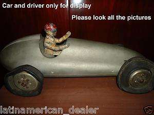 TETHER CAR DRIVERS MADE IN SOLID CAST ALUMINIUM HEAD AND ARMS FULLY 
