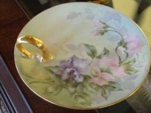   Hand Painted & Signed Serving Plate Marked Uno Favorite Bavaria  