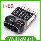 8S Lion Battery Tester 2in1 Low Voltage Buzzer Alarm Indicator 