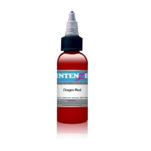Tattoo Ink Intenze Tattoo Ink, Dragon Red Color 1 oz Bottle   Free 